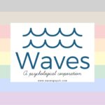 Our Logo is Waves upon the Rainbow Flag with Black and Brown Stripes